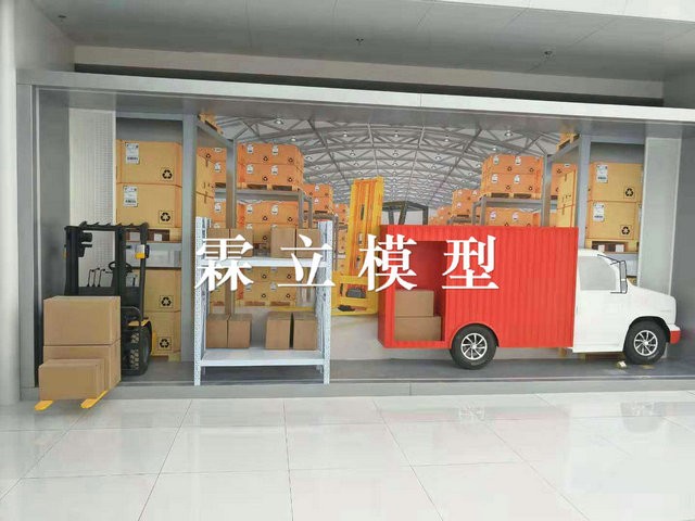 霍尼韋爾館——貨車模型、叉車模型